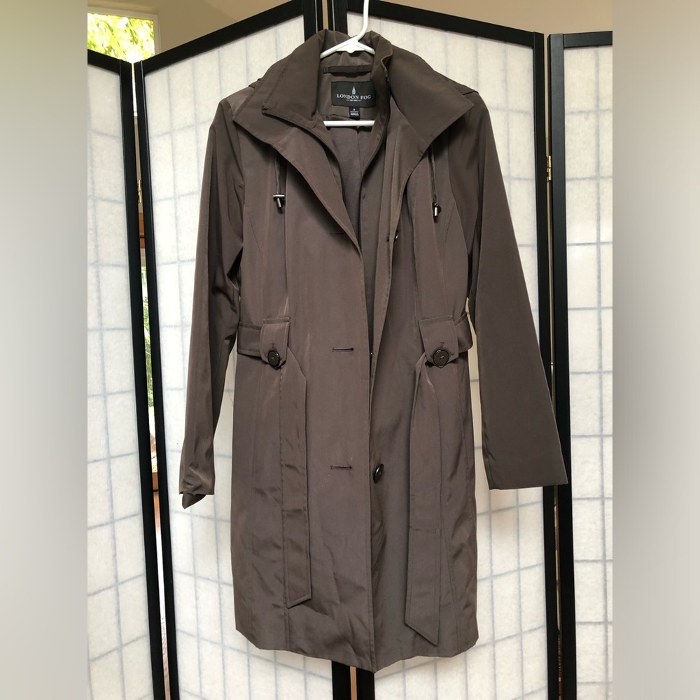 London Fog Women's Brown Trench Coat